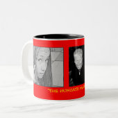 AUSSIE1, EDDIE BW STELLEN gegenüber, hallo Zweifarbige Tasse (Vorderseite Links)