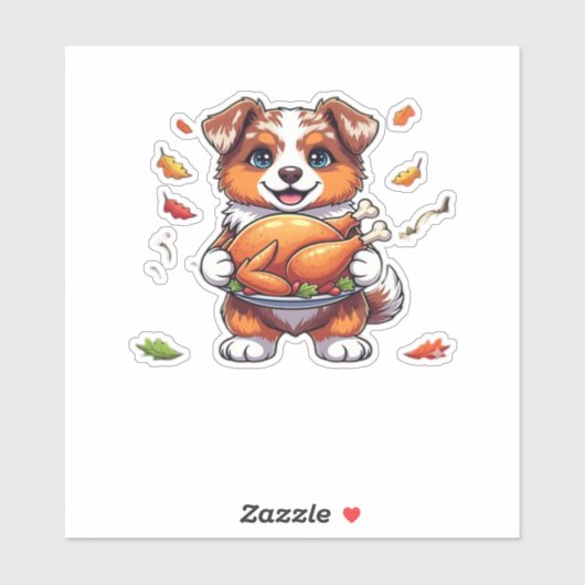 Aussie 178 Erntedank Oversized T - Shirt.png Aufkleber (Blatt)