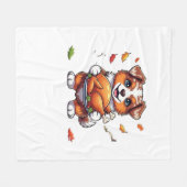 Aussie 178 Erntedank Oversized T - Shirt.png Fleecedecke (Vorderseite (Horizontal))