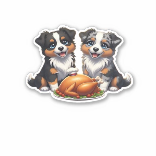 Aussie 184 Erntedank Classic T - Shirt.png Aufkleber (Vorderseite)