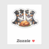 Aussie 184 Erntedank Classic T - Shirt.png Aufkleber (Blatt)