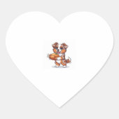 Aussie 187 Erntedank Classic T - Shirt.png Herz-Aufkleber (Vorderseite)