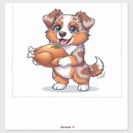 Aussie 187 Thanksgiving Classic T-Shirt.png Aufkleber (Blatt)