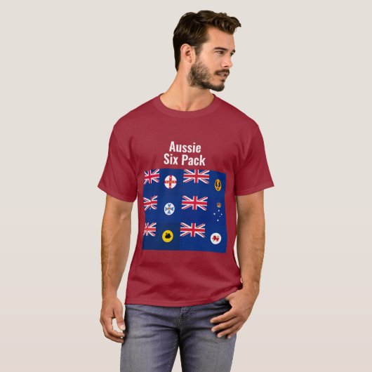 Aussie 6 Pack T-Shirt (Vorne ganz)