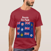 Aussie 6 Pack T-Shirt (Vorderseite)