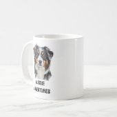 Aussie Adventures - Australian Shepherd Tasse (Vorderseite Links)