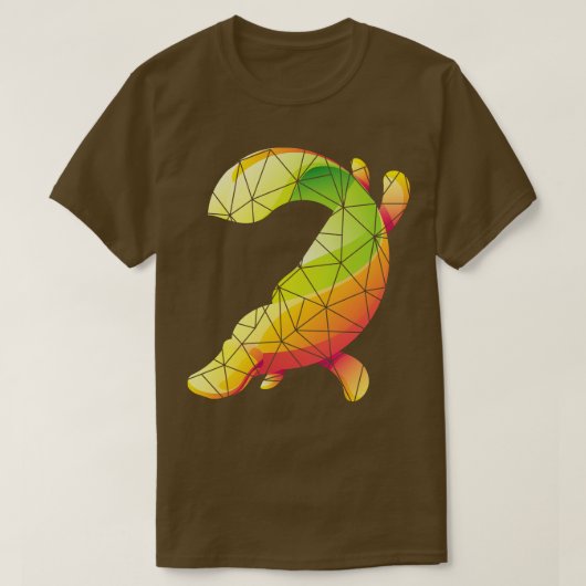 Aussie Animal Lover Geschenk Platypus T-Shirt (Design vorne)