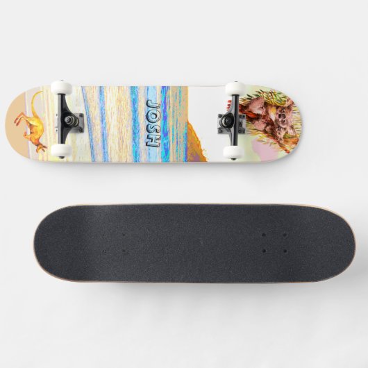 Aussie Animals Surfside Skateboard (Horizontal)