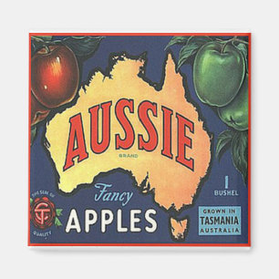 Aussie Apples Magnet