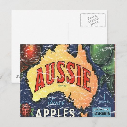 Aussie Apples - Not Postkarte (Vorne/Hinten)