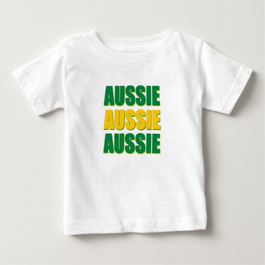 Aussie Aussie Aussie Baby T-shirt (Vorderseite)
