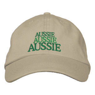 Aussie, Aussie, Aussie bestickte Mütze Kappe