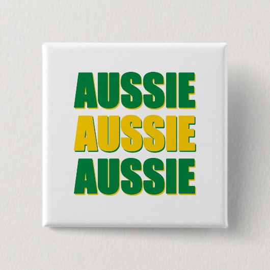 Aussie Aussie Aussie Button (Vorderseite)