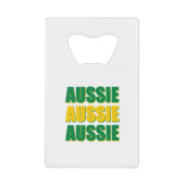 Aussie Aussie Aussie Geldbeutel Flaschenöffner (Vorderseite)