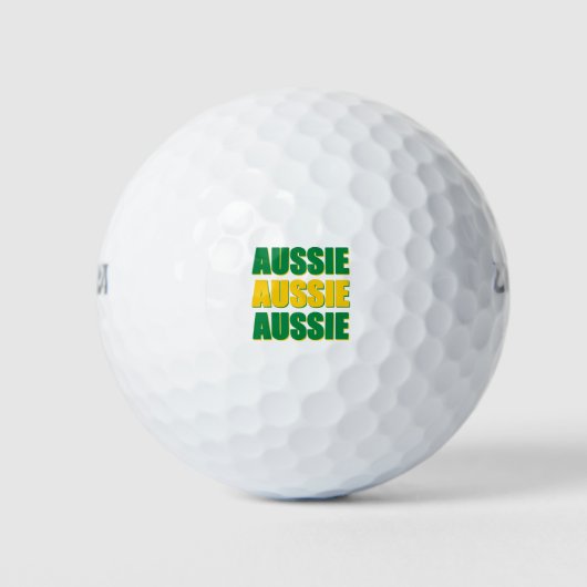 Aussie Aussie Aussie Golfball (Vorderseite)