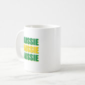 Aussie Aussie Aussie Kaffeetasse (Vorderseite Links)