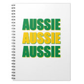 Aussie Aussie Aussie Notizblock (Vorderseite)