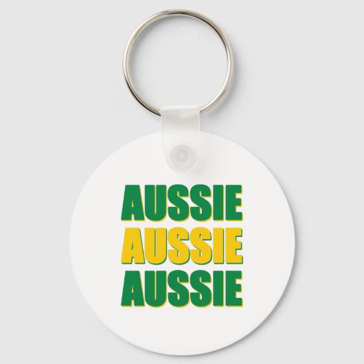 Aussie Aussie Aussie Schlüsselanhänger (Vorderseite)