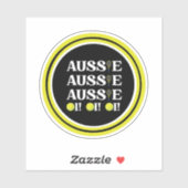Aussie Aussie Aussie Tennis Sticker (Blatt)