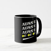 Aussie Aussie Aussie Tennis Tasse (VorderseiteRechts)