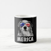 Aussie australian shepherd 4. Juli Merica Kaffeetasse (Mittel)
