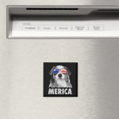 Aussie australian shepherd 4. Juli Merica Magnet (In Situ (Geschirrspüler))