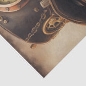 Aussie Aviator: Steampunk Shepherd Decoupage Seidenpapier (Detail)