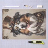 Aussie Aviator: Steampunk Shepherd Decoupage Seidenpapier (Handwerk)