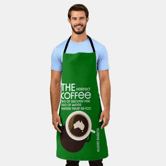 Aussie Baristas Schürze (Getragen)