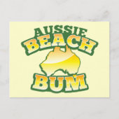 Aussie Beach Bum! mit australischer Karte (Vorderseite)