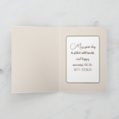 Aussie Birthday Hund mit Lächeln Karte (Innenseite)