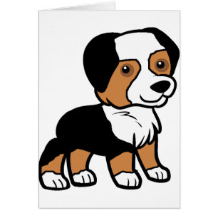 aussie black tri Cartoon