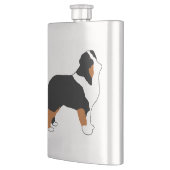 aussie black tri silo flachmann (Links)