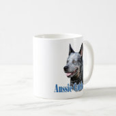 Aussie Cattle Dog Name Kaffeetasse (VorderseiteRechts)