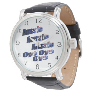 Aussie Chant Oye Oye Oye Picture Logo, Armbanduhr