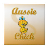 Aussie Chick Fliese (Vorderseite)