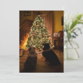 Aussie Christmas Feiertagskarte (Stehend Vorderseite)