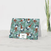 Aussie Christmas Gnome Karte (Rückseite)