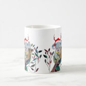 Aussie Christmas Koala Gum Tree Weihnachtsmannmütz Kaffeetasse (Mittel)