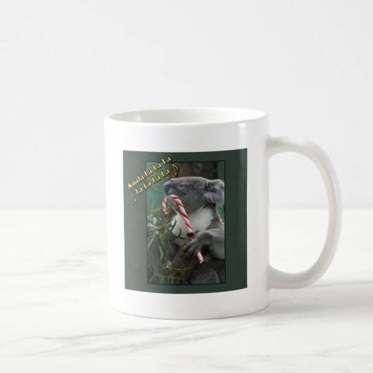 Aussie Christmas Koala mit Candy Cane Kaffeetasse (Rechts)