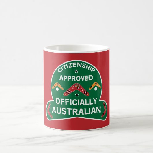 Aussie Citizenship Geschenk - Unionsbürgerschaft g Kaffeetasse (Mittel)