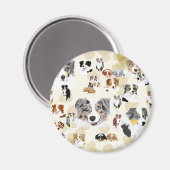 Aussie Collage Magnet (Vorderseite/Rückseite)
