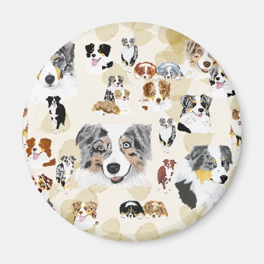 Aussie Collage Magnet (Vorne)