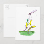 aussie cricket nutmeg, tony fernandes postkarte (Vorne/Hinten)