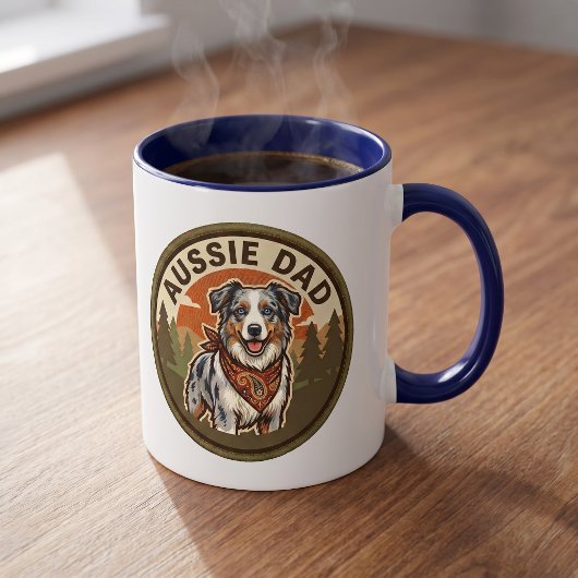 Aussie Dad Kaffeetasse | Australian Shepherd Gesch