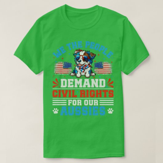 Aussie Dog 3 T-Shirt (Design vorne)