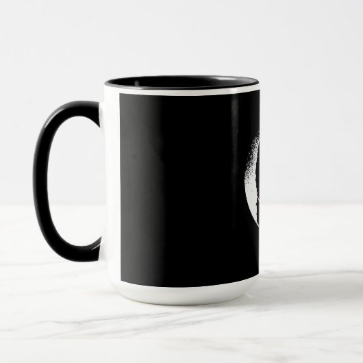 Aussie Dog Funny Cattle Paw Tasse (Links)