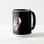 Aussie Dog Funny Cattle Paw Tasse (VorderseiteRechts)