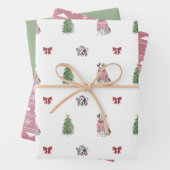 Aussie Dog Holiday Wrapping Paper Sheets Geschenkpapier Set (Beispiel)