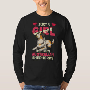 Aussie Dog Owner Just A Girl Who Lieben Australier T-Shirt